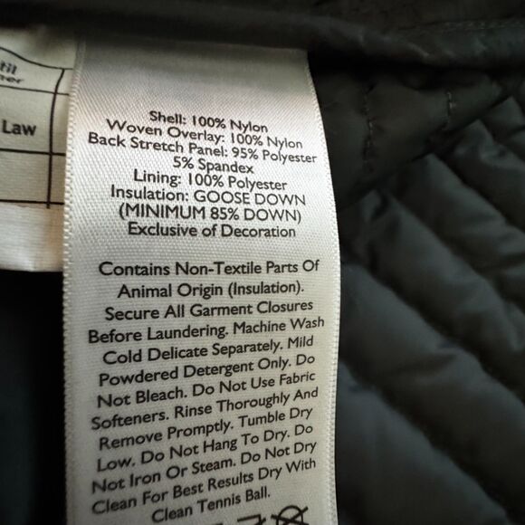 Eddie Bauer Black Puffer Jacket Men’s M Quilted Down Hybrid Outdoor Streetwear - Picture 10 of 12